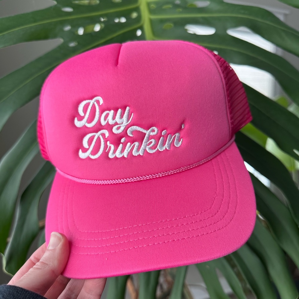 Pink 'Day Drinkin'' Trucker Hat